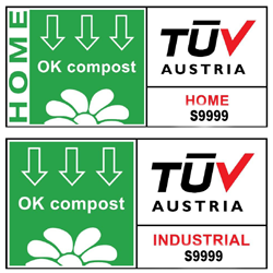 Tüv Austra Ok Compost Industrial, Ok Compost Home logo